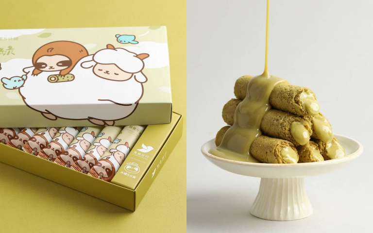 「再睡5分鐘」招牌棉被午茉綠變成「灌餡蛋捲」　中秋禮盒創意翻玩
