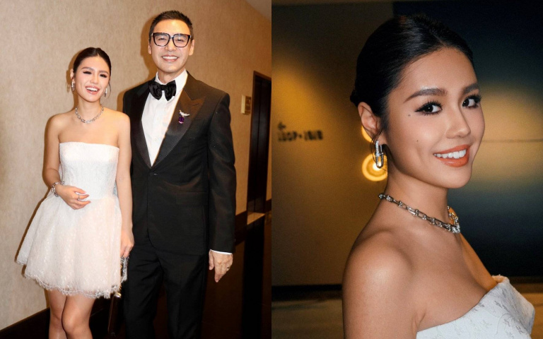 鍾鎮濤帶21歲女兒走紅毯！父女同框掀熱議：根本「迪士尼公主」真人版！