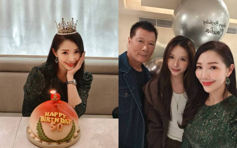 最美星二代現身！林書煒50生日派對、女兒突襲驚喜滿分，高顏值讓全網暴動