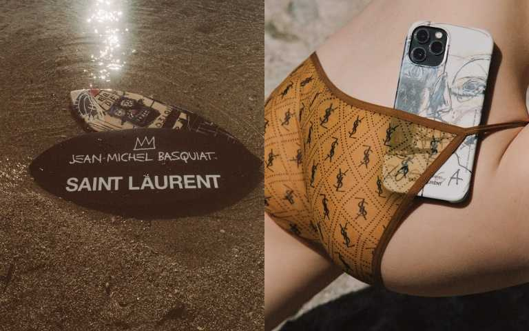 手機殼、衝浪板都變藝術品!SAINT LAURENT用夏季日常小物向傳奇藝術家JEAN-MICHEL BASQUIAT致敬!