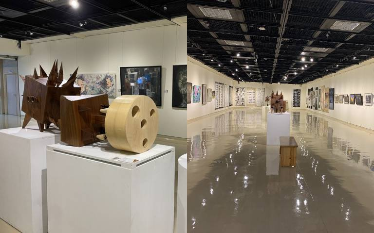 文青快打卡!磺溪美展巡迴新北展出,65件作品抒發生活議題!