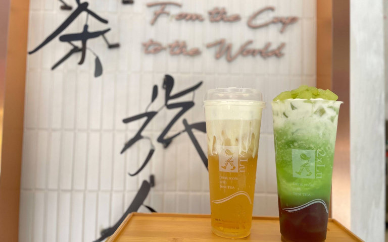 這奶蓋有哈味？「二口旅茶」推新品第二杯八折，快來喝爆哈密瓜！