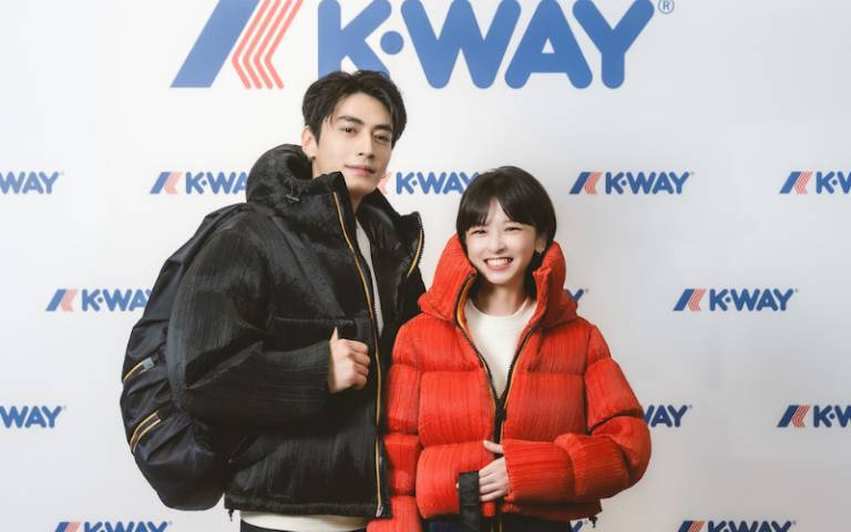法國機能潮服 K-WAY 台灣首店開幕！宋柏緯、陳姸霏演繹Z世代繽紛晴雨時尚！