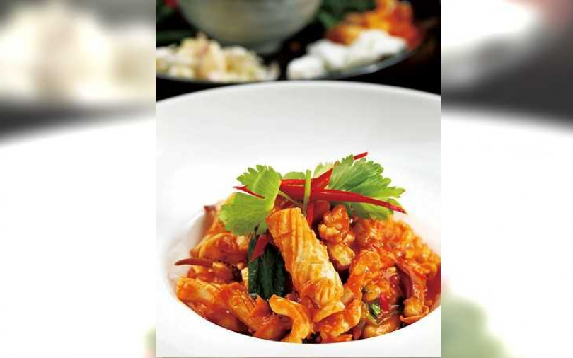 【異國料理DIY1】鹹蛋炒透抽