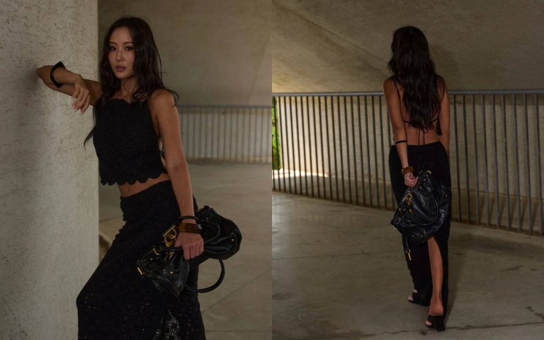 孫芸芸「黑辣妹」造型太驚人！小麥膚色搭性感露背裝 這身材哪像47歲？