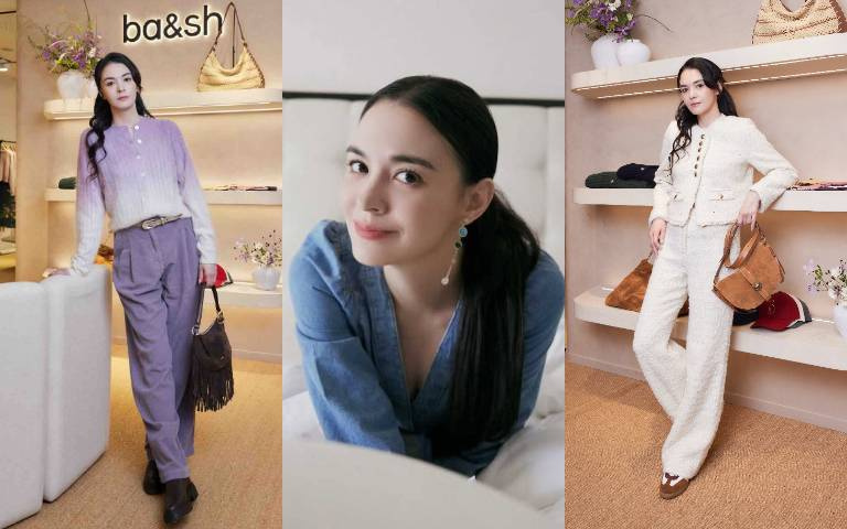 一秒飛巴黎！張榕容穿上ba&sh高級慵懶風、美到犯規，大方公開最自信的穿搭技巧