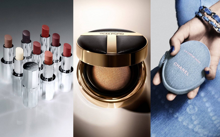 高奢女孩愛用「精品美妝」總整理：CELINE霧光潤唇膏、香奈兒丹寧玉手霜、TOM FORD水光氣墊，拿在手上就是行走的高級感！