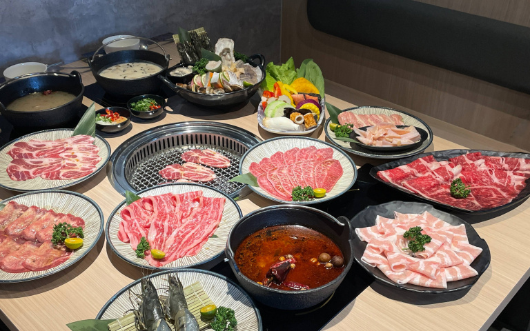 肉肉、海鮮免費吃！火烤兩吃品牌台中開幕，蔬食、飲料及冰淇淋限無吃到飽