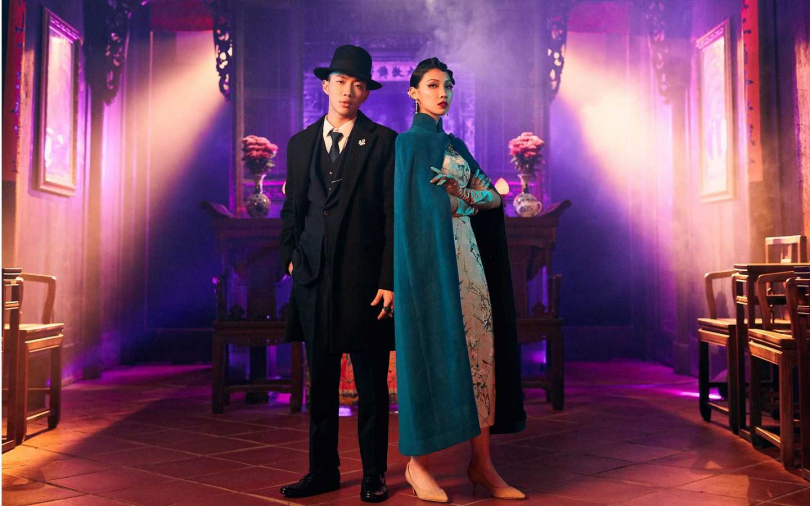 Karencici首穿高叉旗袍秀美腿　揪ØZI齊打殭屍