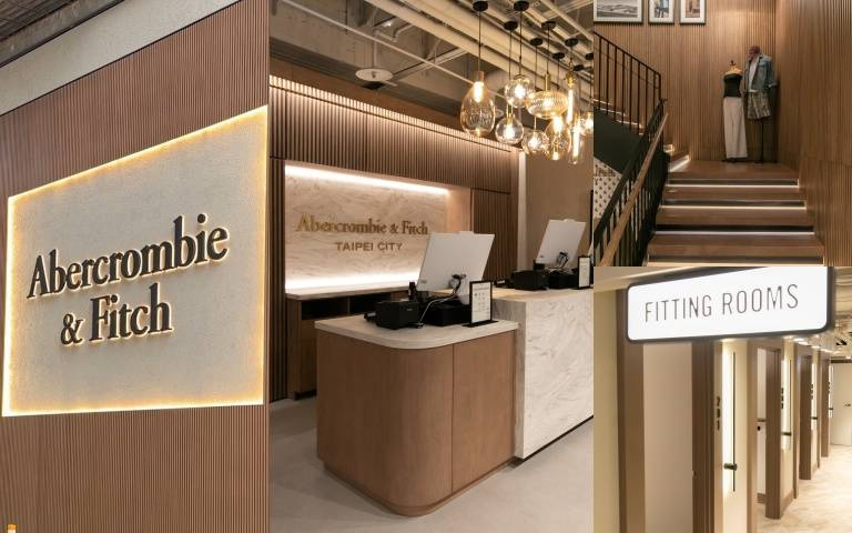 Abercrombie & Fitch插旗台北東區!忠孝假日概念店正式開幕 裝潢根本紐約時尚飯店風,還有全台獨家款式!