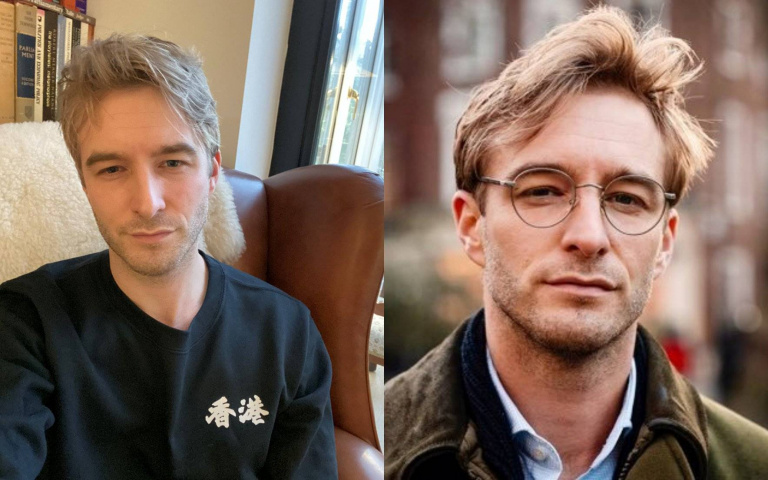 被顏值耽誤的政治家！IPAC創辦人裴倫德一張眼鏡照被Threads友瘋傳 網讚：帥到太犯規！