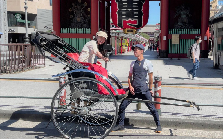 宅在家也能線上遊東京！人力車實境導覽　達人帶路探索神社軼聞