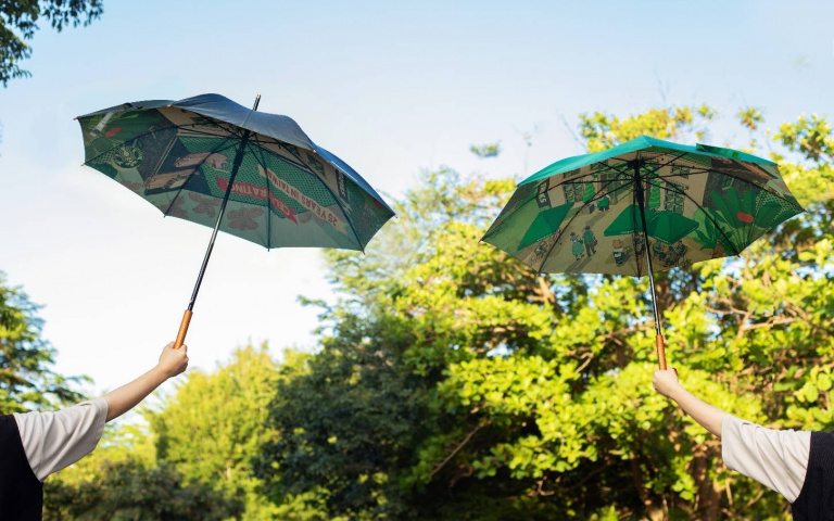 星巴克25周年優惠活動贈直傘！復古質感系設計，遮陽擋雨都適合！