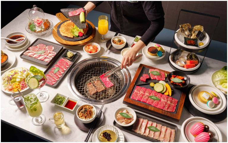 全台唯一 不用千元！和牛燒肉配法式甜點＆五星級Buffet　