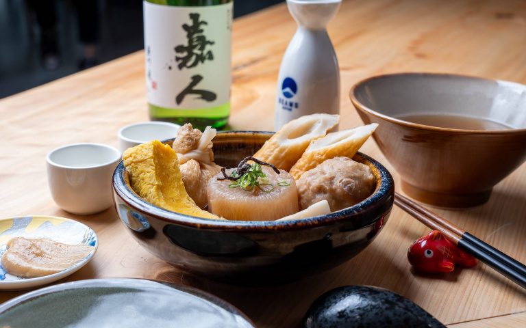 食髦嘉義4/純米大吟釀鎮店之酒、關東煮盛合招牌必點 到「嘉人酒場」感受日本味
