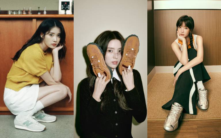 IU、王淨、韓韶禧都在穿！女星同款話題鞋搜出來：NB204L、FILA ECHAPPE、Puma賽車鞋直接被搶翻