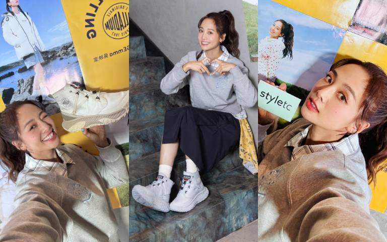 鬼鬼吳映潔自曝感情現況、還順便燒鞋？PALLADIUM這雙波浪靴根本錄影、跑外景救星