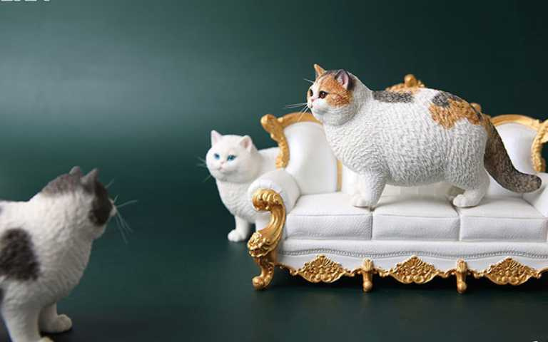 JxK Studio再推「擬真動物」模型,肥貓系列簡直就跟「阿嬤養的」一樣!