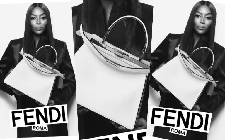 傳奇超模Naomi Campbell手提FENDI Peekaboo入鏡!以時尚氣勢完美演繹備受各世代愛戴的超人氣包款!