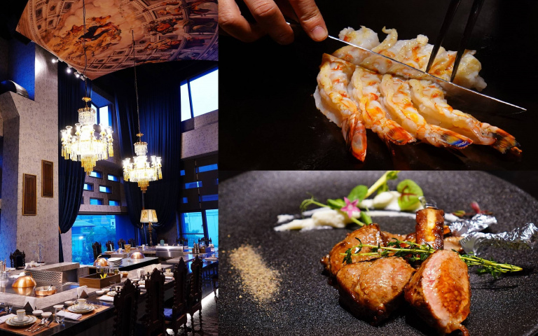 以19世紀骨董、上百年餐具打造歐風古堡　到大直最新鐵板燒體驗一場「食」藝復興