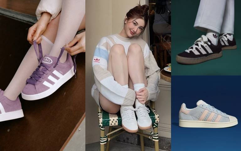 adidas Originals人氣鞋款秋冬新色搶先看！米杏色SAMBA、寶寶粉藍CAMPUS 00s還有毛毛拖鞋每雙都想要！