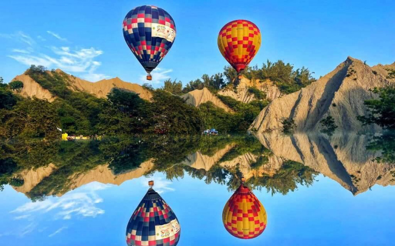 離月亮更近一點！熱氣球升空迎中秋　高雄熊也「飛起來了」暗藏浪漫玄機