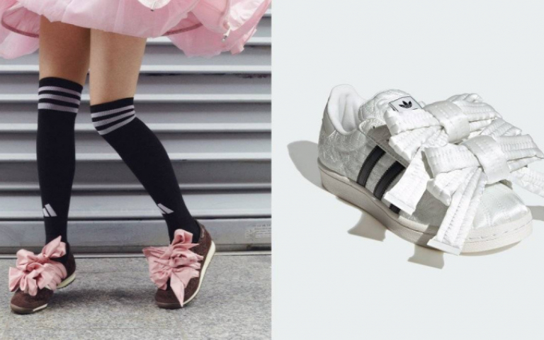 小紅書上超多人討論的adidas Originals x Caroline Hú聯名款蝴蝶結球鞋真的來了!所有小仙女都該來一雙!