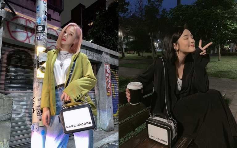 女神安心亞、學姊王靜都拎上這咖「餐盒包」 經典黑白配色款怎麼搭都時髦！