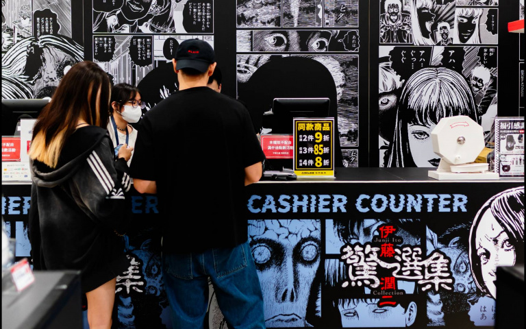 台中人快衝！伊藤潤二《潛夢迴廊》、《防風少年》快閃店強勢來襲