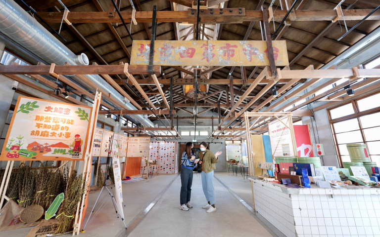 台中第四市場1／舊市場修復改建　日式建築變身展覽空間