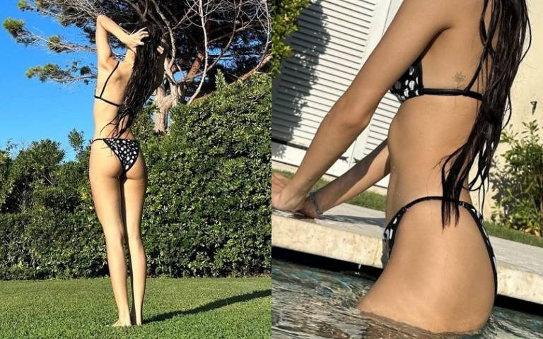 Lisa比基尼辣照連發!一轉身高衩泳褲露出性感蜜桃臀 粉絲們都要噴鼻血啦!