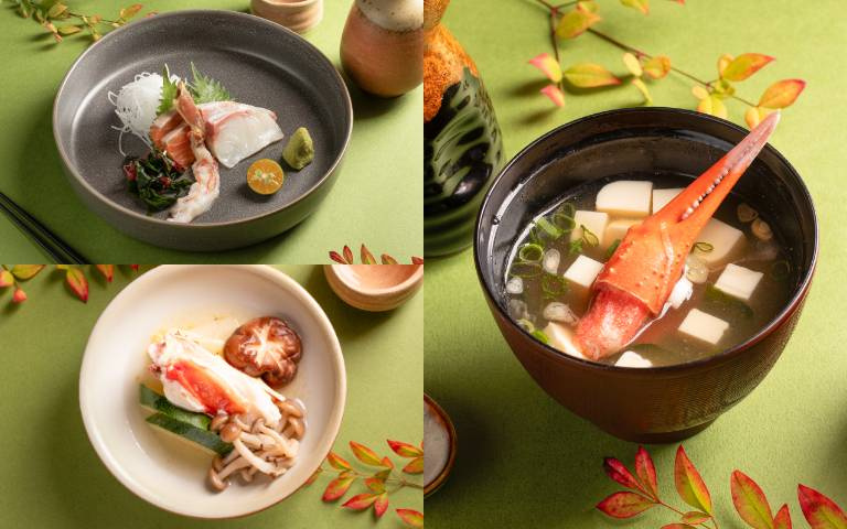 星級酒店推「日式秋蟹套餐」！帝王蟹、松葉蟹、軟殼蟹與花蟹只要通通吃得到！