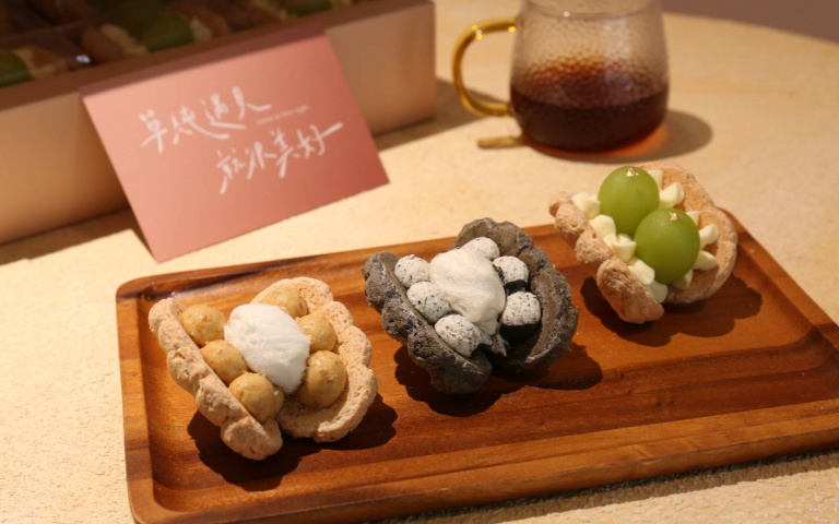 精緻甜點店+1！法式達克瓦茲結合傳統「古早味」推出「龍鬚糖達克瓦茲」！