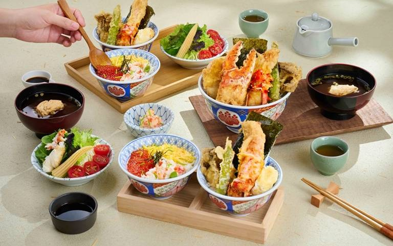 全台最豪奢天婦羅!金子半之助推超霸氣「帝王蟹天丼」