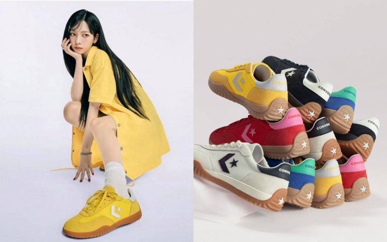 「人間AI」Karina腳上同款流星復古運動鞋台灣即將開賣！主打色的鮮豔黃色必須先搶先贏！