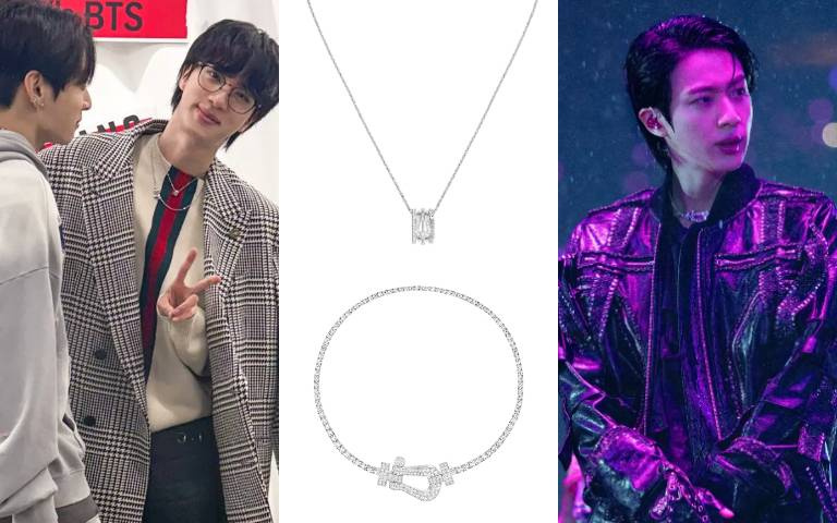 ARMY集體暴動！BTS Jin巡演造型被狂截圖、佩戴FRED珠寶讓人心跳失控