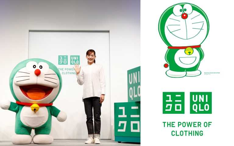 UNIQLO把「哆啦A夢」變身綠色,擔任全球永續發展大使,攜手綾瀨遙及其他全球品牌大使共同推廣品牌永續經營