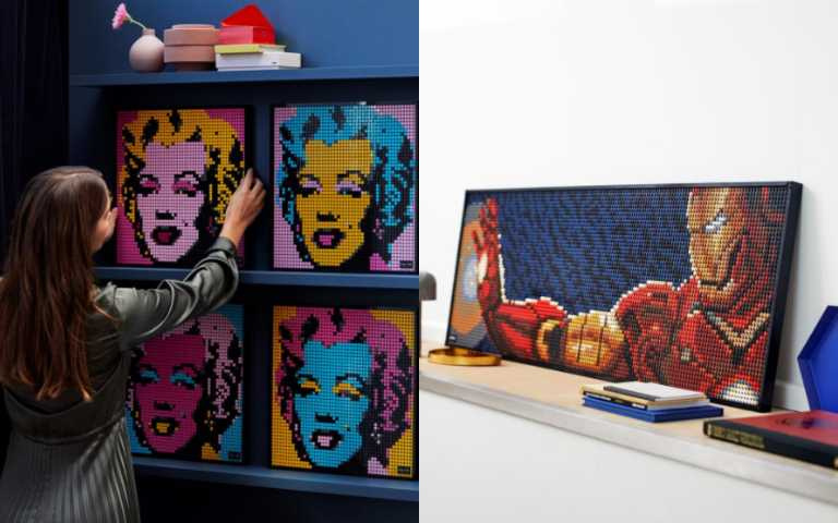 大人的遊戲!樂高主攻18+市場「LEGO Art」系列,馬賽克風格簡直就是藝術品!