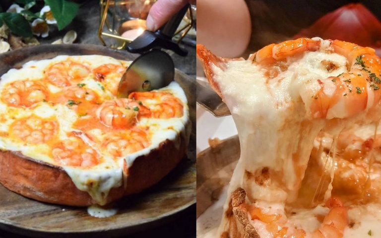 起司控難以抗拒的邪惡之冠！日本限時販售「鮮蝦芝加哥深盤披薩」