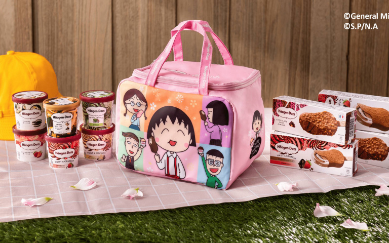 年末最萌聯名！小丸子粉絕不能錯過！ Häagen-Dazs X 櫻桃小丸子 造型冰淇淋火鍋、蛋糕、保冷袋一次擁有！