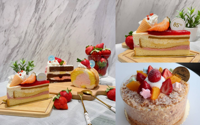 草莓控快衝！草莓生乳包、蛋糕登場，酸甜滋味滿滿幸福感！
