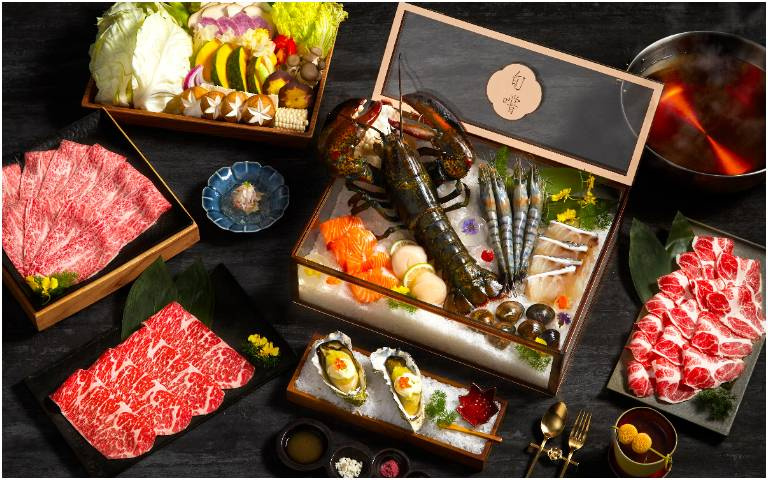 帝王蟹珠寶盒奢華寵客!全新日式頂級火鍋「旬嚐 」,還有侍食師桌邊「幫妳剝蝦」!