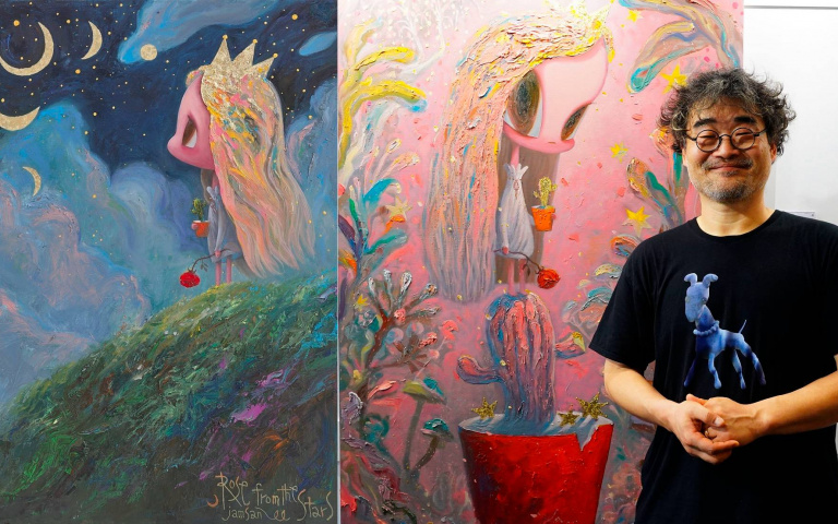 韓劇靈魂畫手JAMSAN首次在台個展　透過童話風畫作體會現實的痛苦與美好