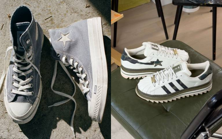 陳冠希操刀、CLOT x BAPE聯名版adidas Superstar一上市就秒殺！CONVERSE推聯名Chuck 70美到太欠買