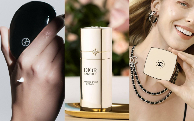 漂亮女生化妝包必帶：迪奧玫瑰噴霧、香奈兒亮采盤、ARMANI黑曜岩護手霜，隨身養出「高級臉」！