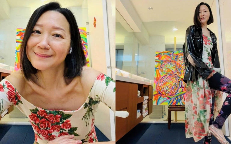曲家瑞61歲慶生「塞進30年前洋裝」！揭密多年慢跑習慣與鬆弛感美學，隋棠、陳喬恩刷一排祝福：這狀態太頂了