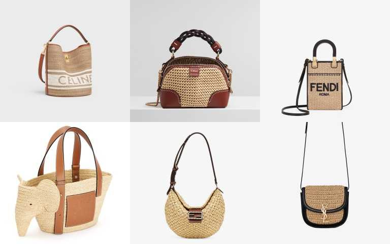 夏日必備「藤編包」：LOEWE把大象包也變成藤編、FENDI可頌包變成酥脆草編版......10款精品藤編包推薦！