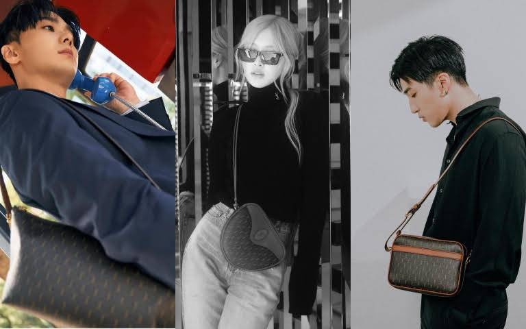 YSL「大地暖棕」老花包太迷人！Rosé、王淨、婁俊碩、施柏宇都搶揹這款復古老花包