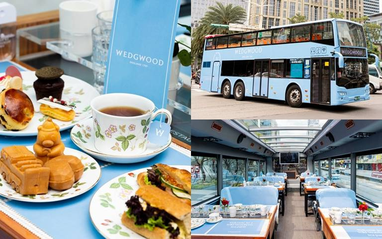 Wedgwood超浪漫「野草莓餐車巴士」限時三天台北開跑!一邊賞美景一邊品嚐五星級甜點 能預約到的人實在太幸運!