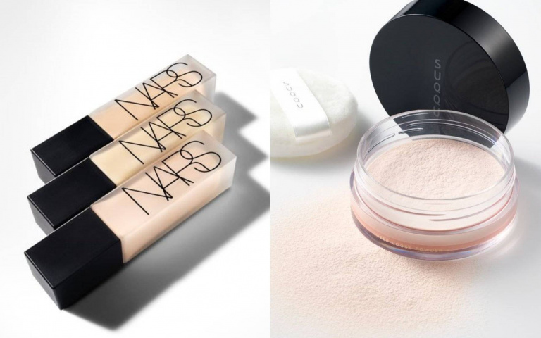 油肌人的「命定底妝」清單！NARS輕霧粉底柔焦毛孔更細緻、SUQQU蜜粉定妝也有透明感